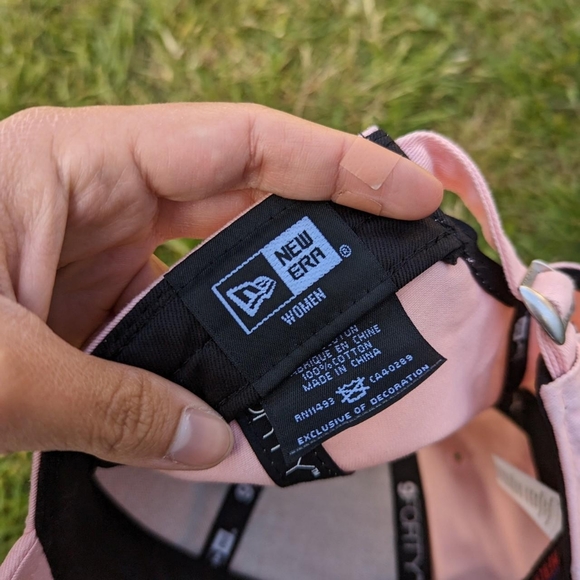 Women's Pink New Era LA Los Angeles Dodgers MLB Hat - Picture 7 of 7